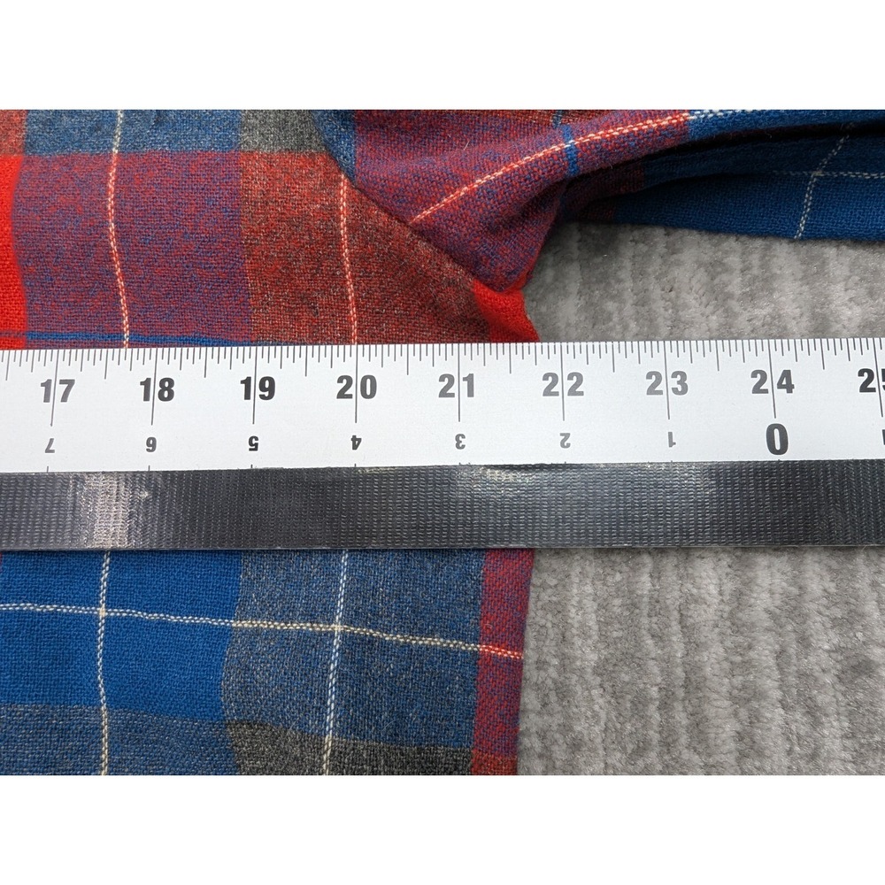Vintage 50s Pendleton Cardigan Sweater Womens Medium Tartan Plaid 100% Wool USA - Picture 15 of 15